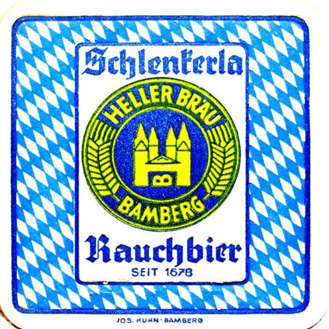 bamberg ba-by schlenk quad 1a (185-rauchbier seit 1678-blaugelb) 